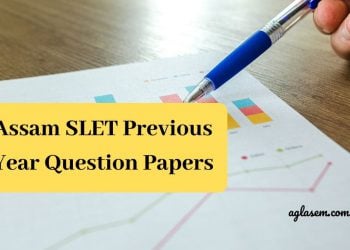 Assam SLET Previous Year Question Papers