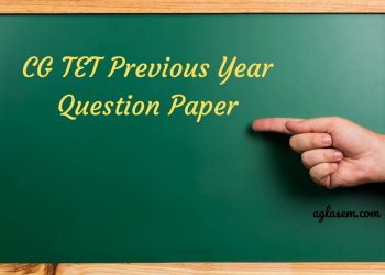 CG TET Previous Year Question Paper